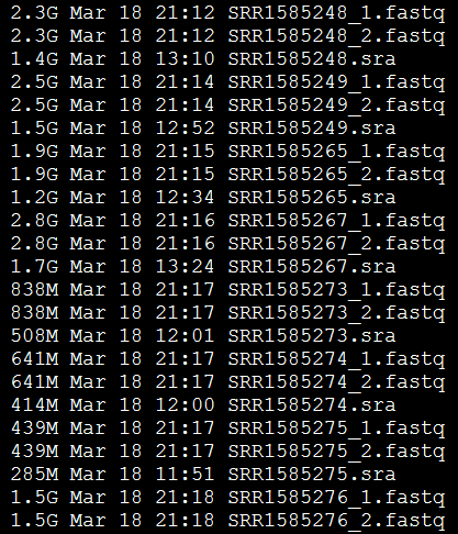 SRA工具sratoolkit把原始测序数据转为fastq格式1235