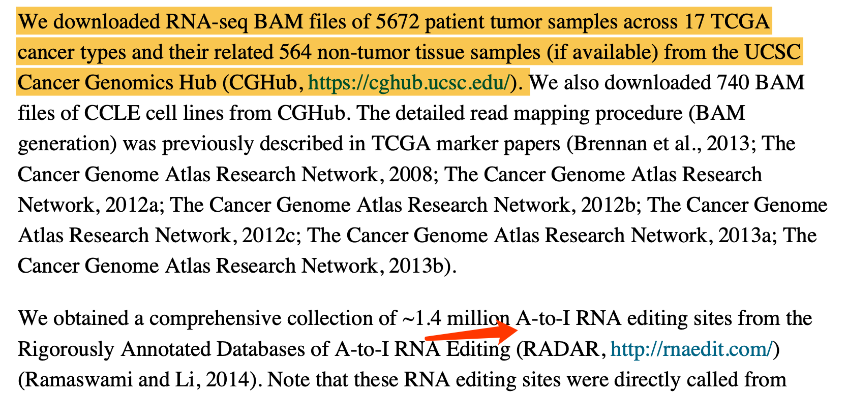 数据挖掘之RNA编辑位点的识别