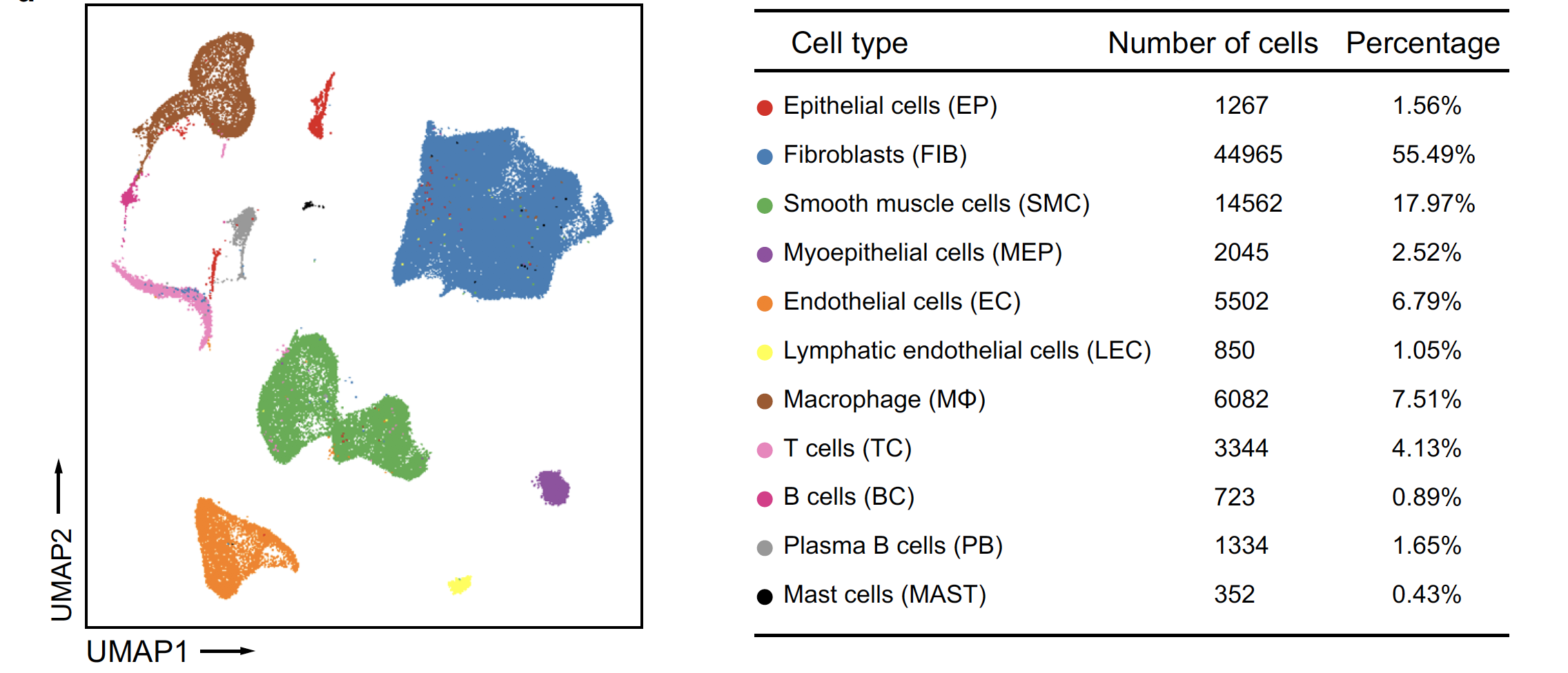 单细胞的质控降维聚类分群和细胞亚群的生物学注释